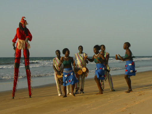 Gambia beach