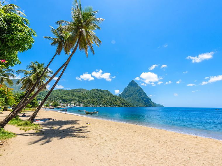 Saint Lucia beach